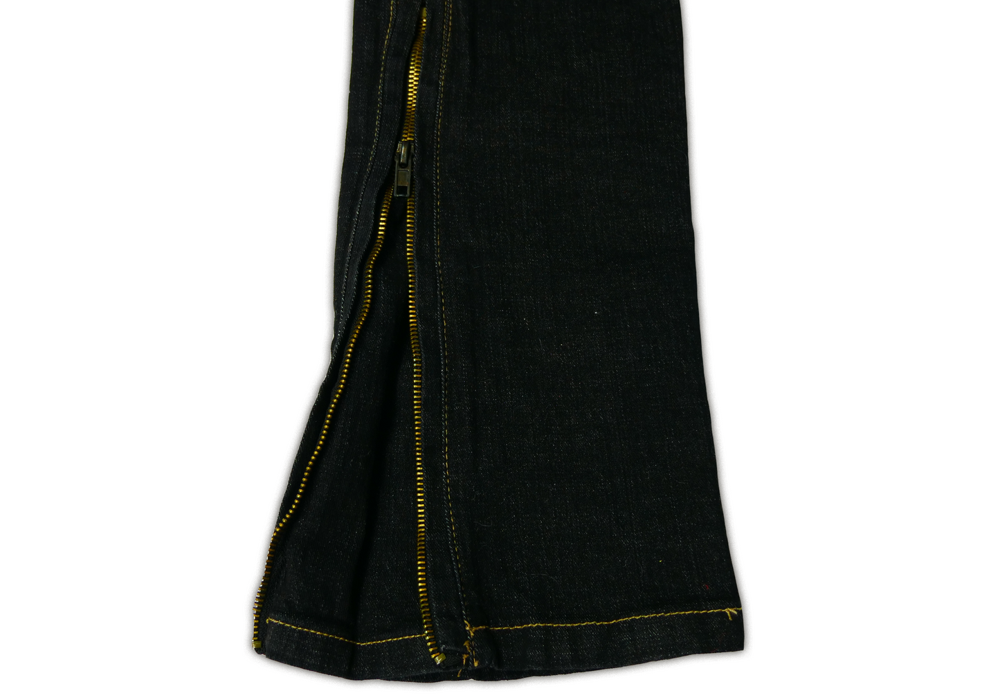 Alief Rhinestone Adjustable Jeans - Black (Gold seems)