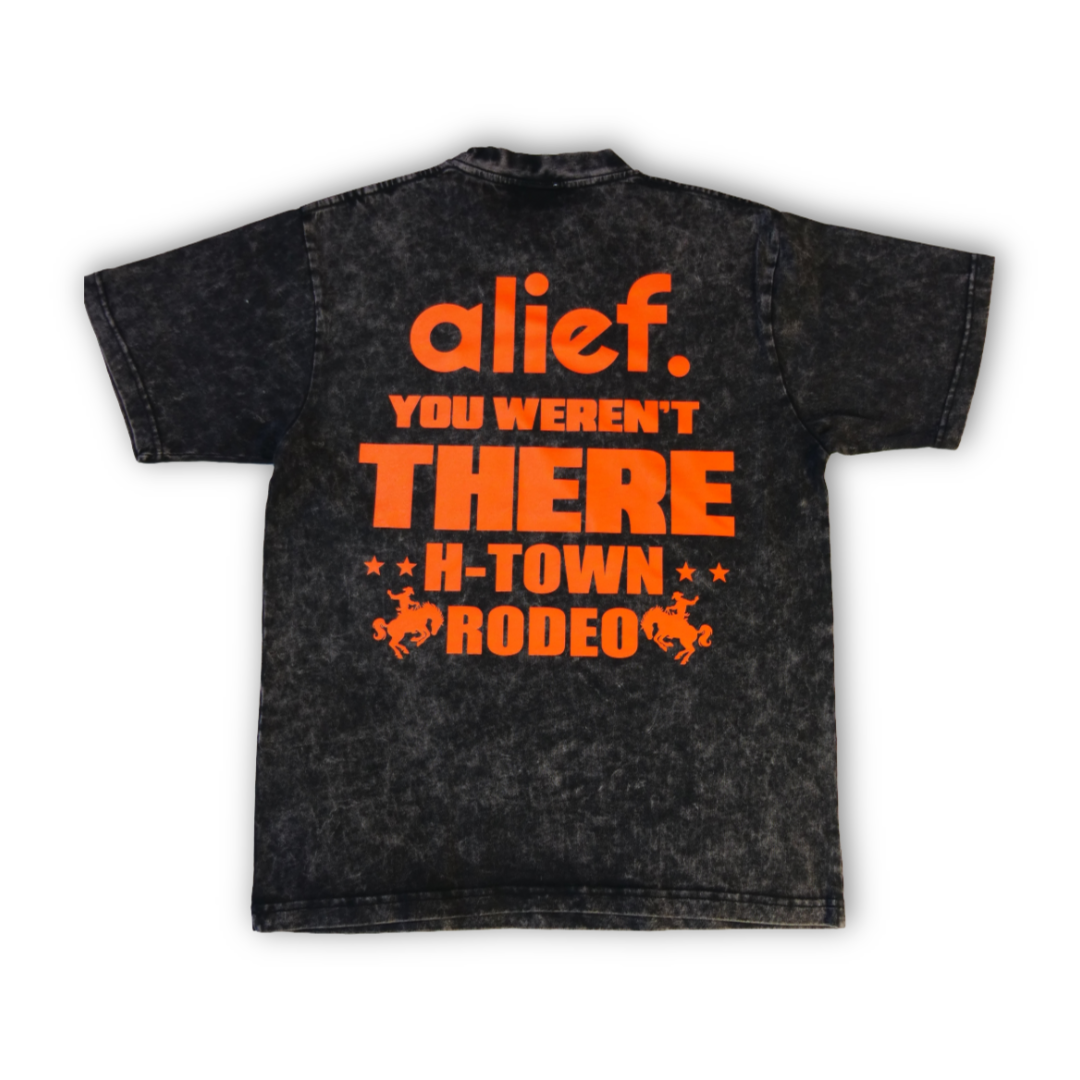 Alief Orange Box “Rodeo Edition” - Acid Wash Charcoal/Orange