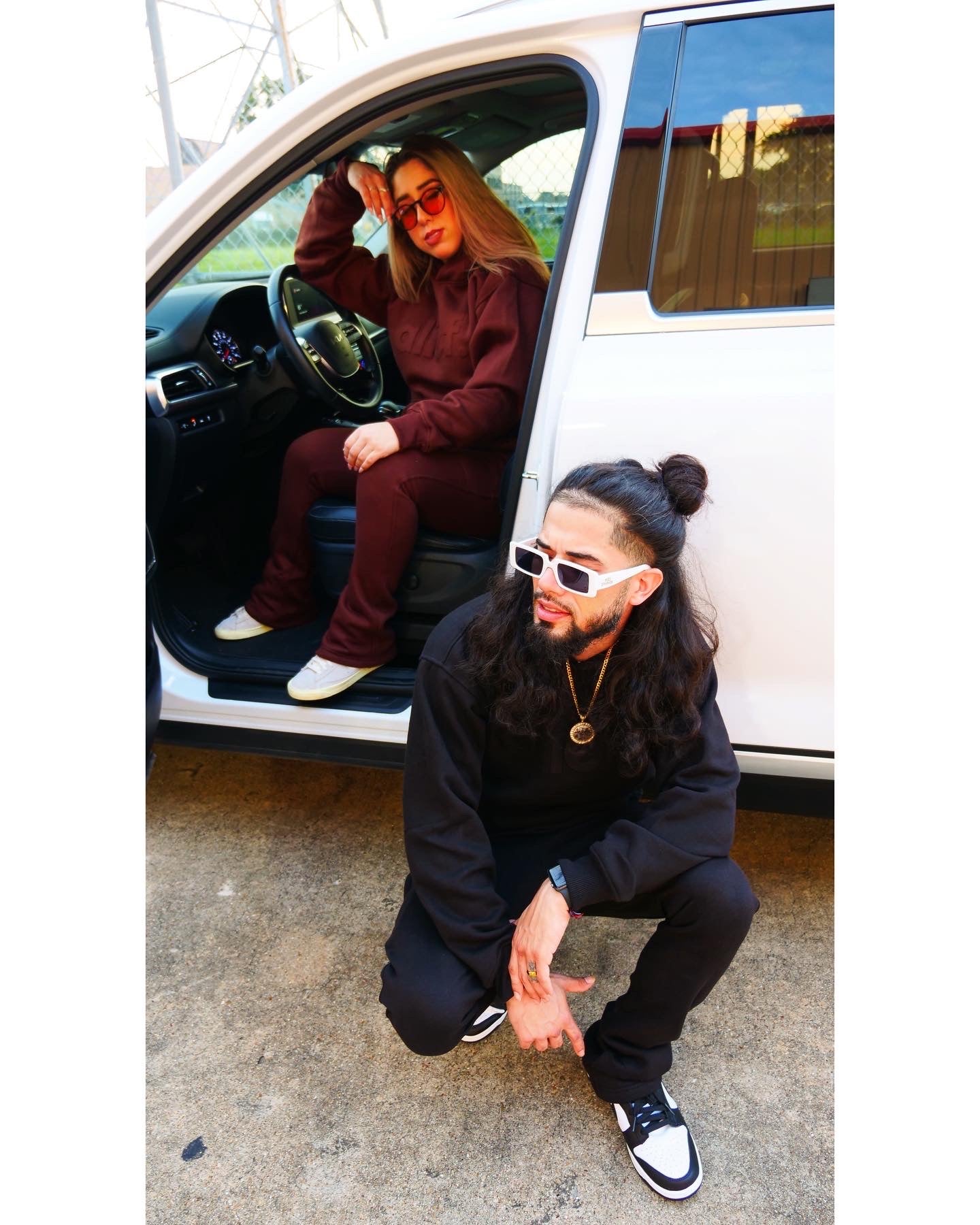 Alief Embossed Set - Brown