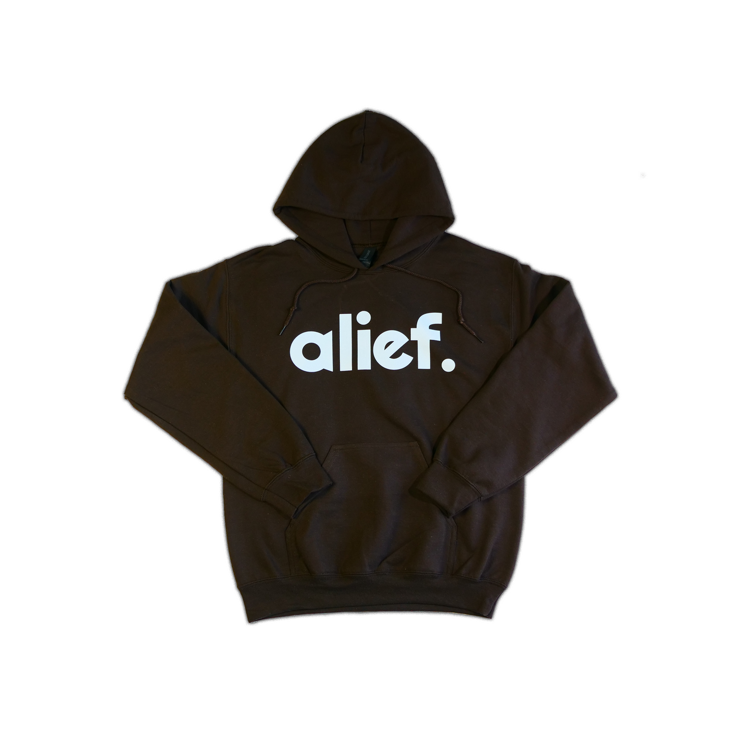 Bold Alief Hoodie - Brown/White