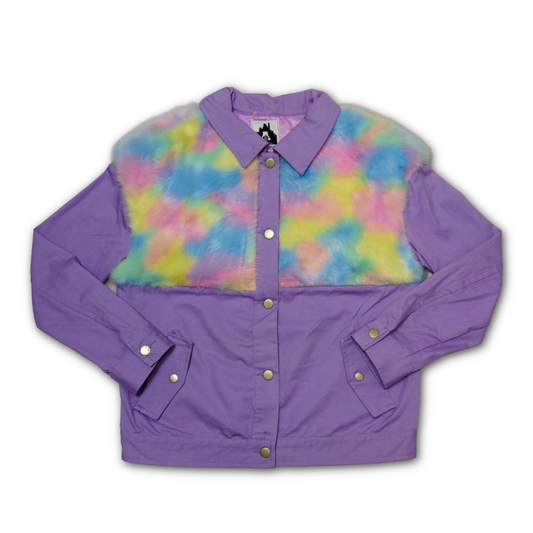 Alief Texas Fur Jacket 💜