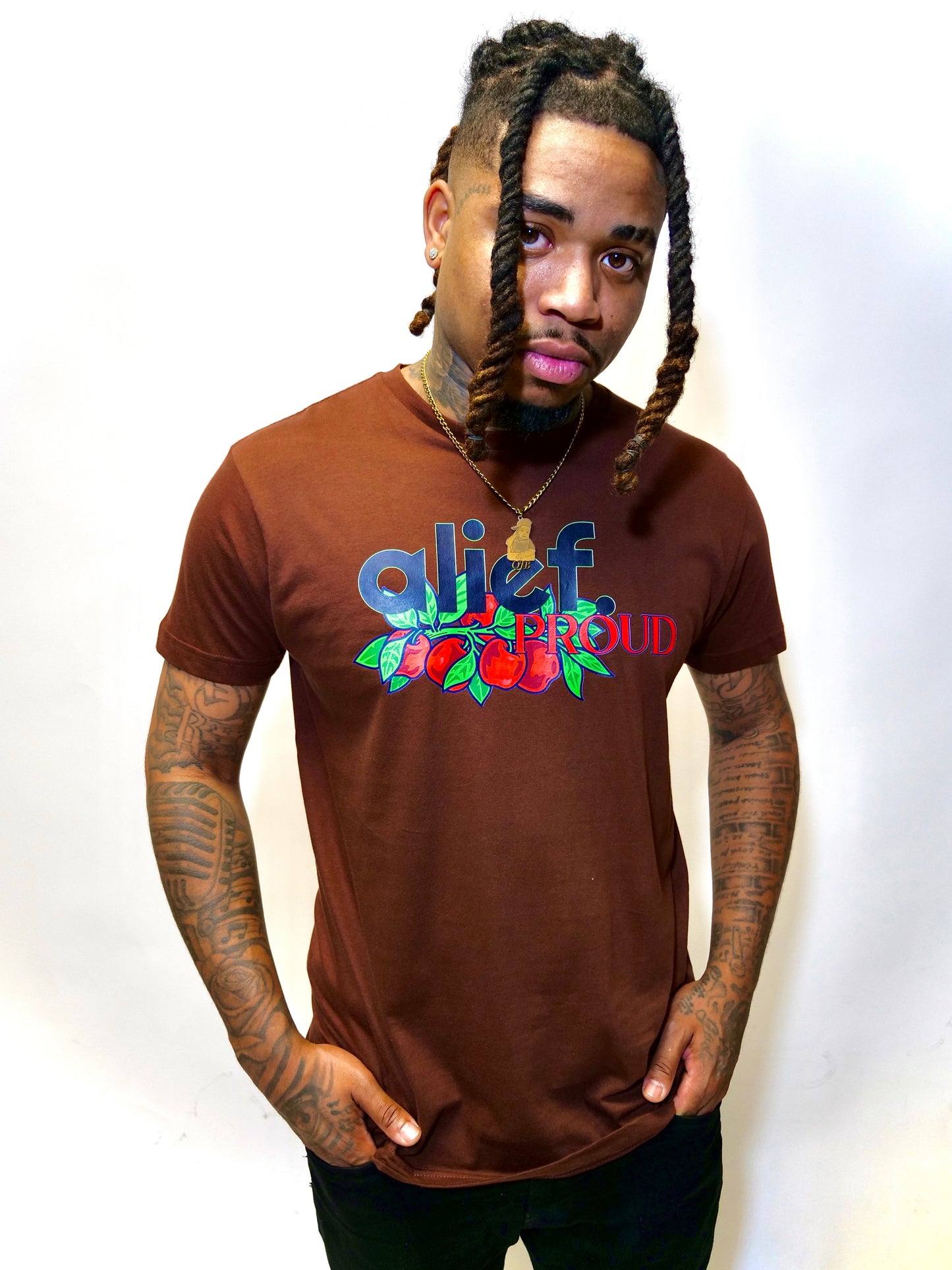 Alief Proud Tee - Brown