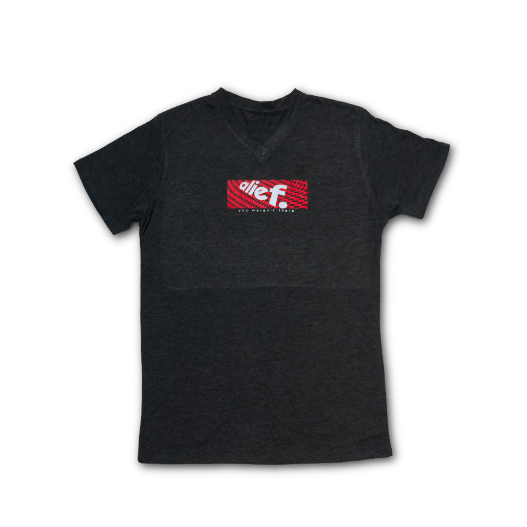 Alief You Weren’t There (Checker)
V-Neck - Heather Gray/Red