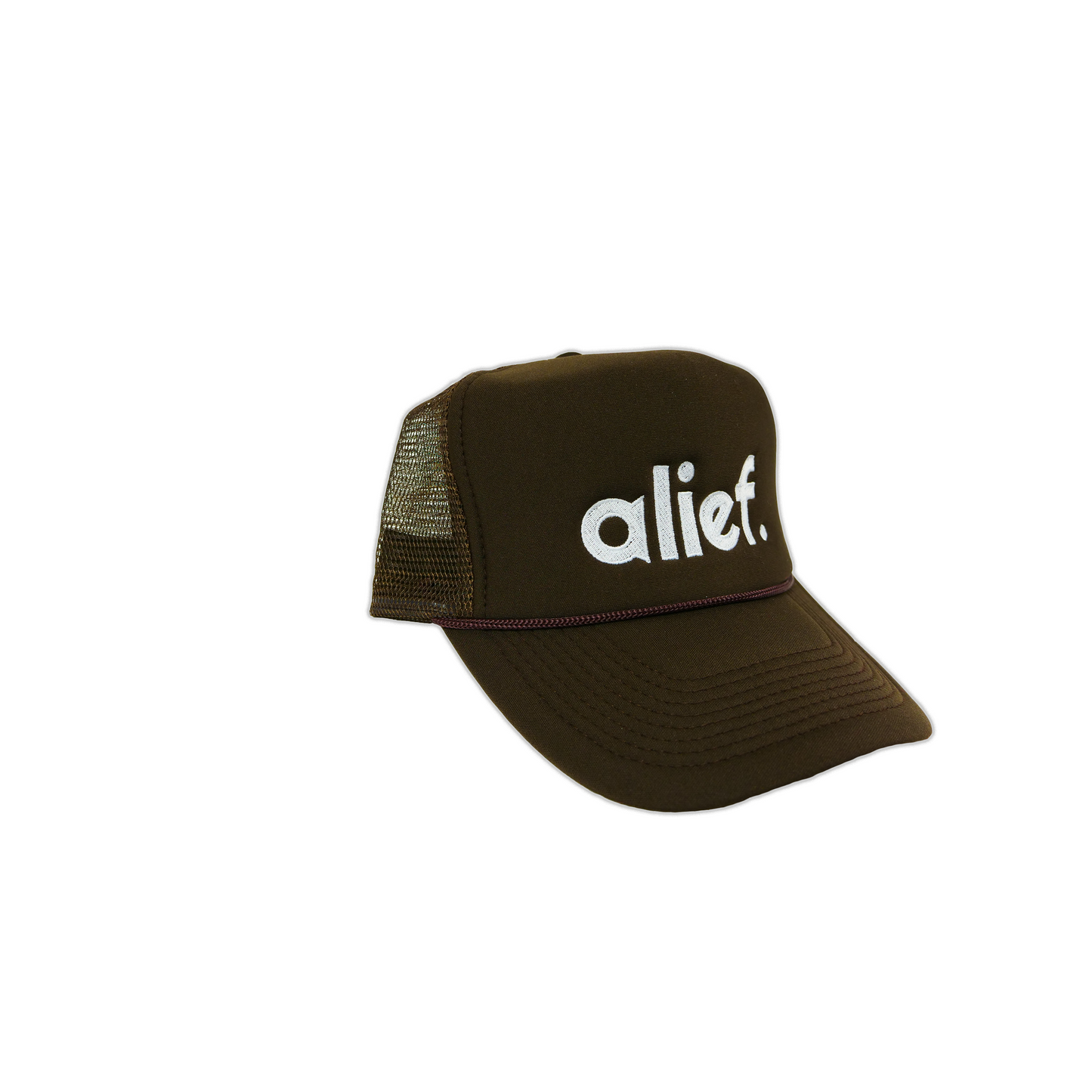 Bold Alief Trucker Hat - Brown