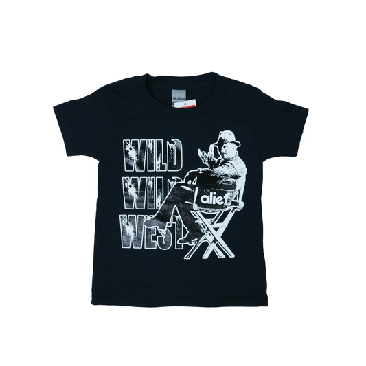 Kids WIld Wild West Alief Halloween Tee - Black