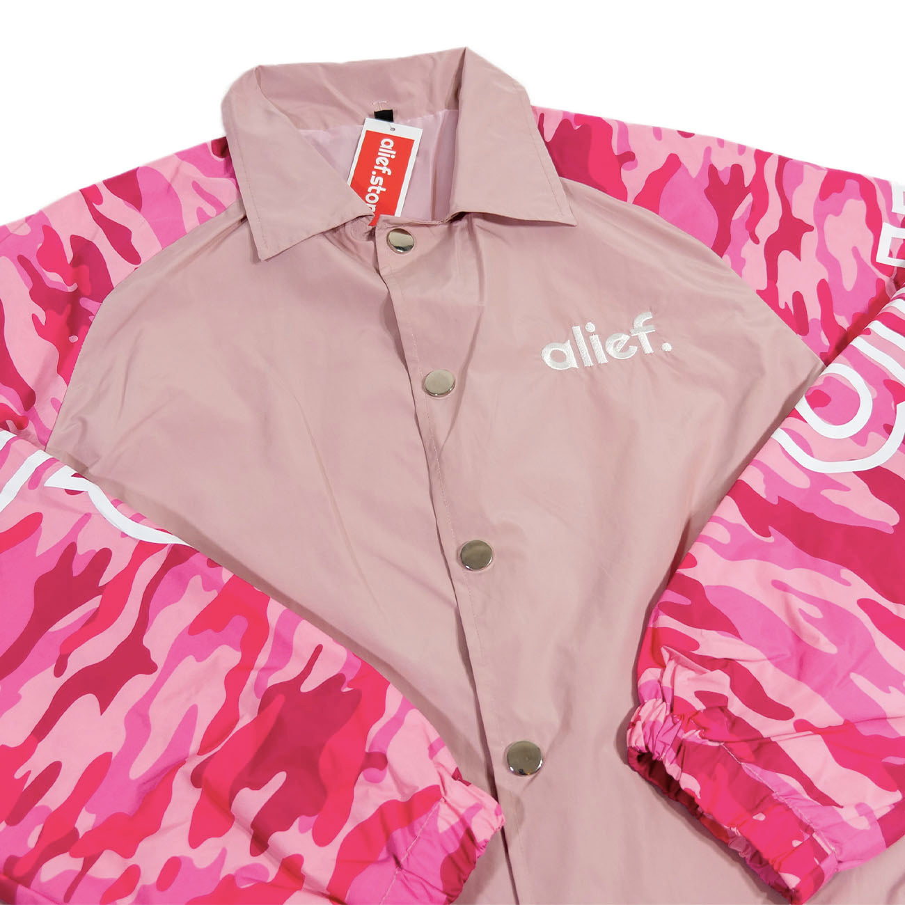 Alief Windbreaker - Pink Camo