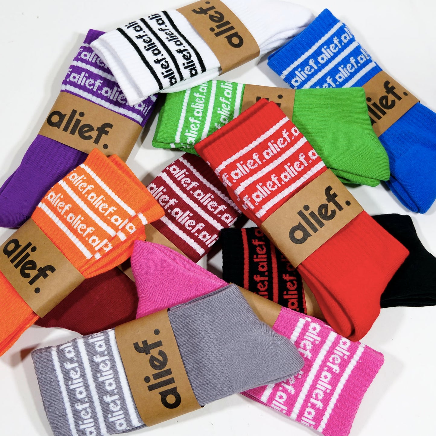 Bold Alief Socks - Green