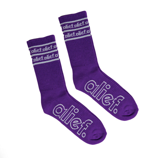 Bold Alief Socks - Purple