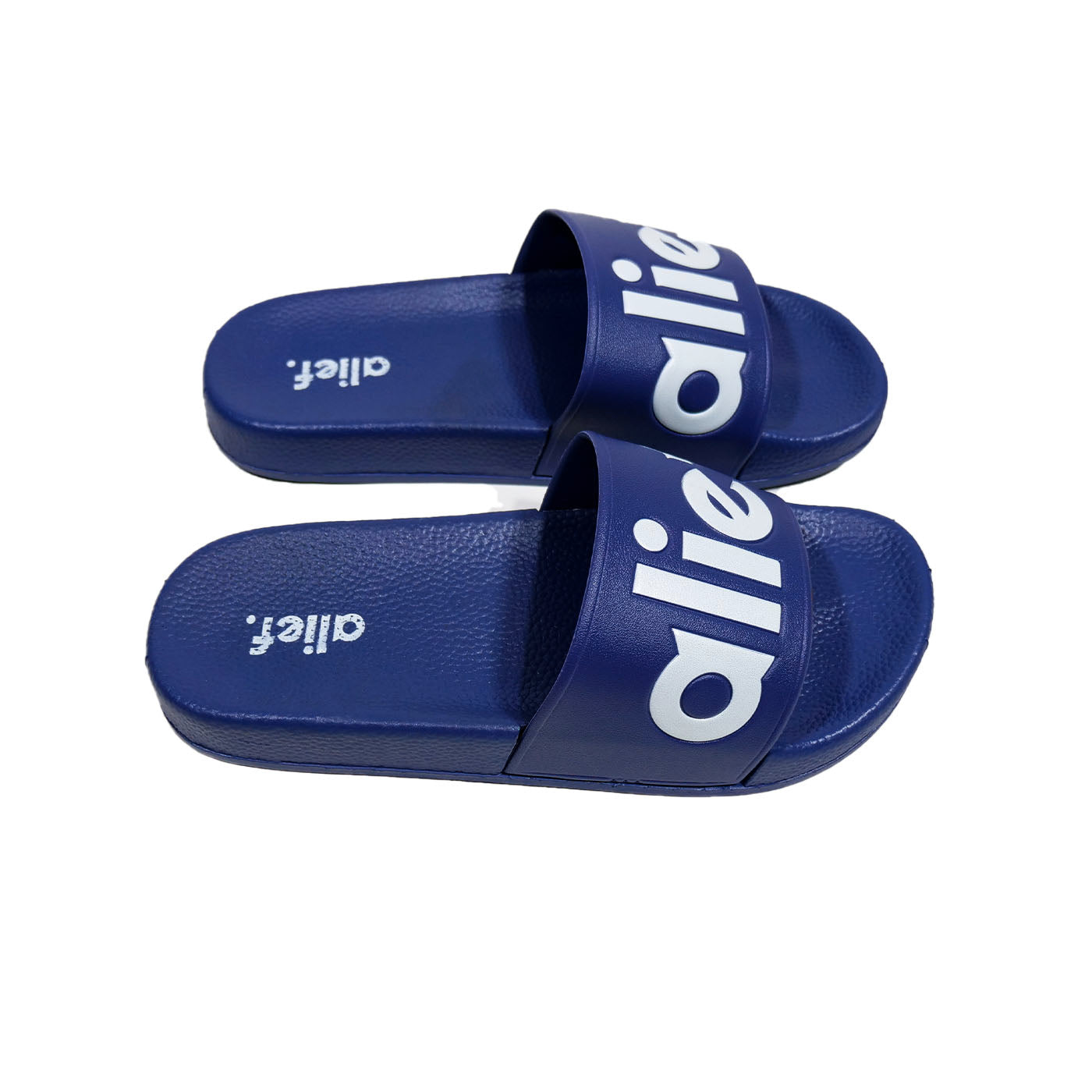 Bold Alief Slides - Blue/White