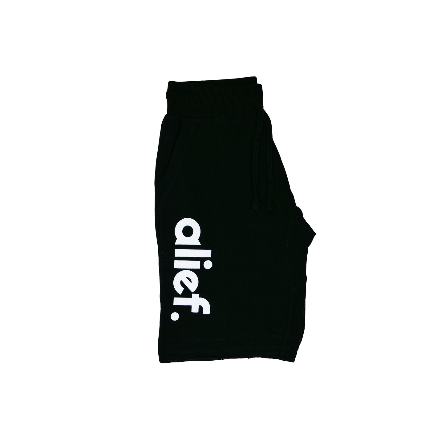 Bold Alief Logo Shorts - Black/White