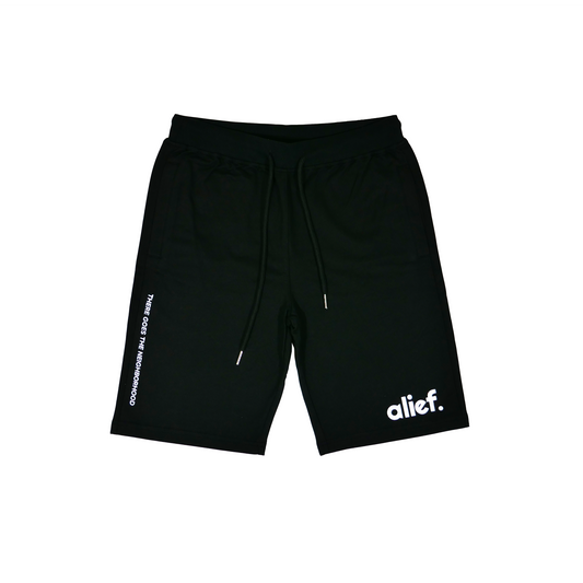 There Goes The Neighborhood Shorts - Black/White