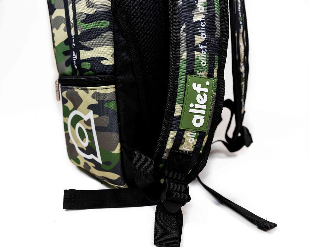 Alief Backpack - Green Camouflage