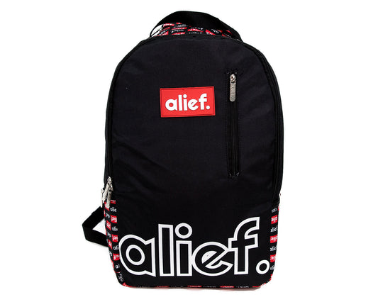 Alief Backpack - Black/ Red
