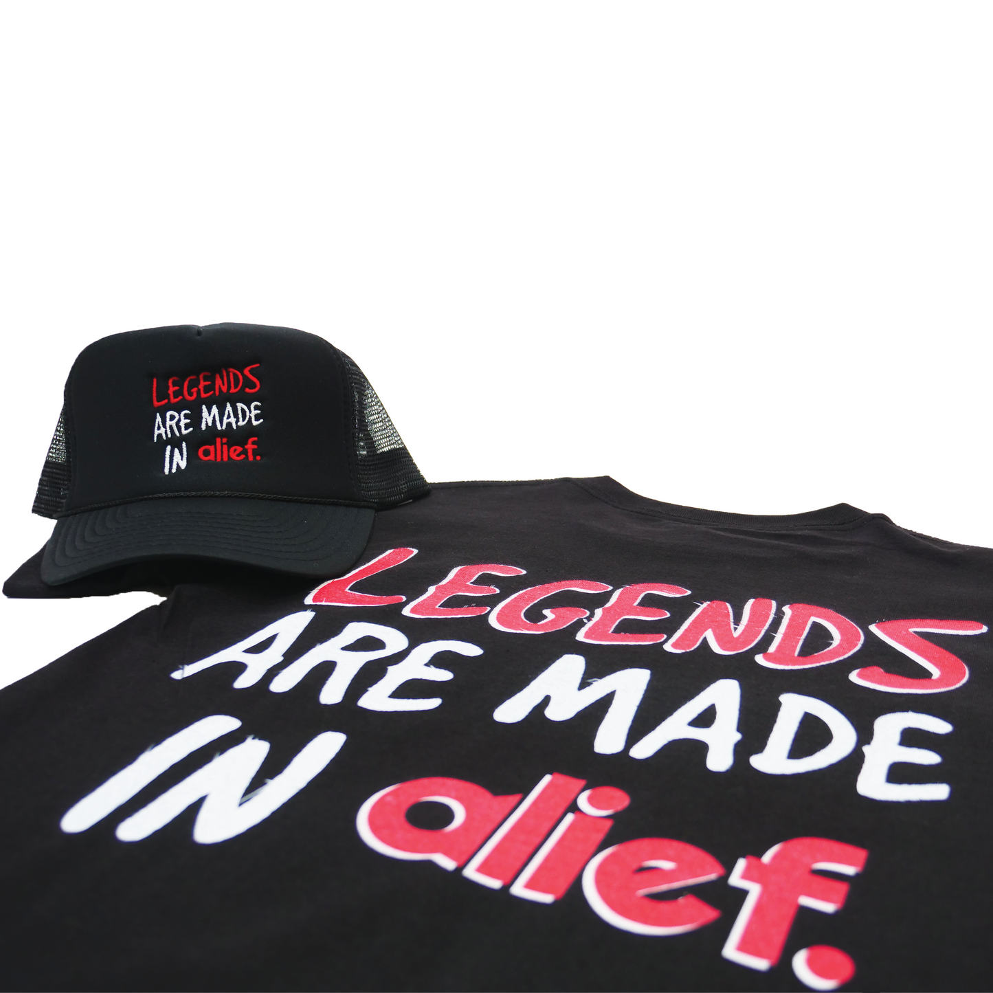 Legends Are Made In Alief Trucker Hat - Black