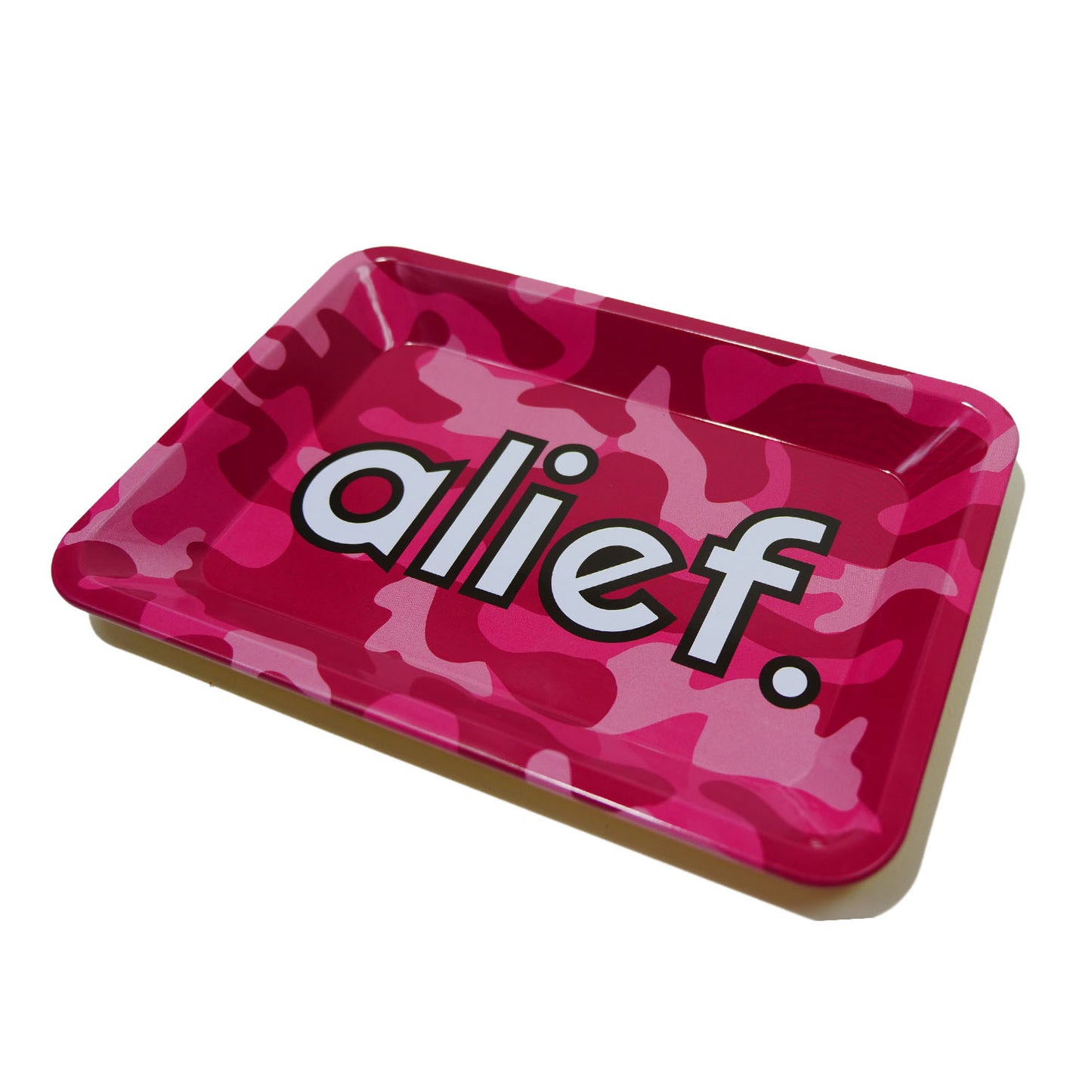 Metallic Bold Alief Rolling Tray - Pink Camouflage