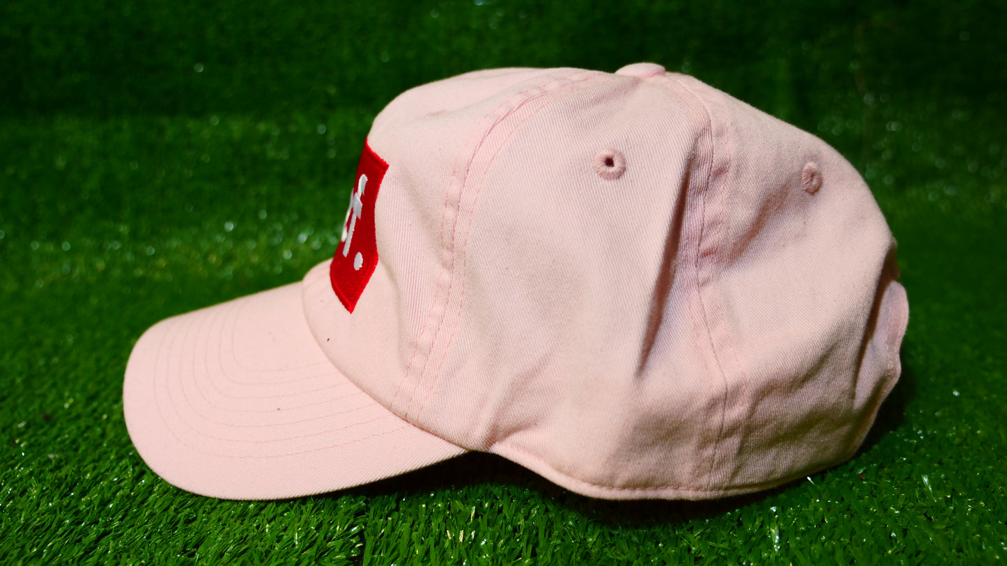 Alief Red Box Dad Hat - Pink