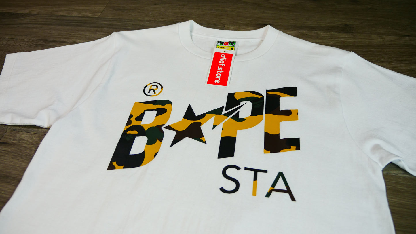 BAPE 1st Camo Bapesta Logo Tee