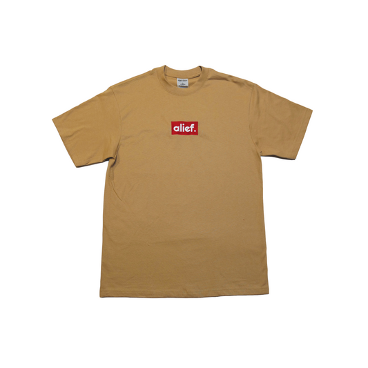 Alief You Weren’t There Tee - Tan/Red Box