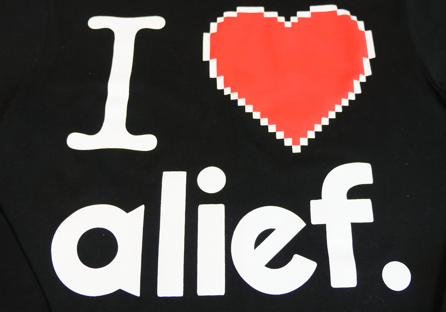 I love alief Crewneck - Black