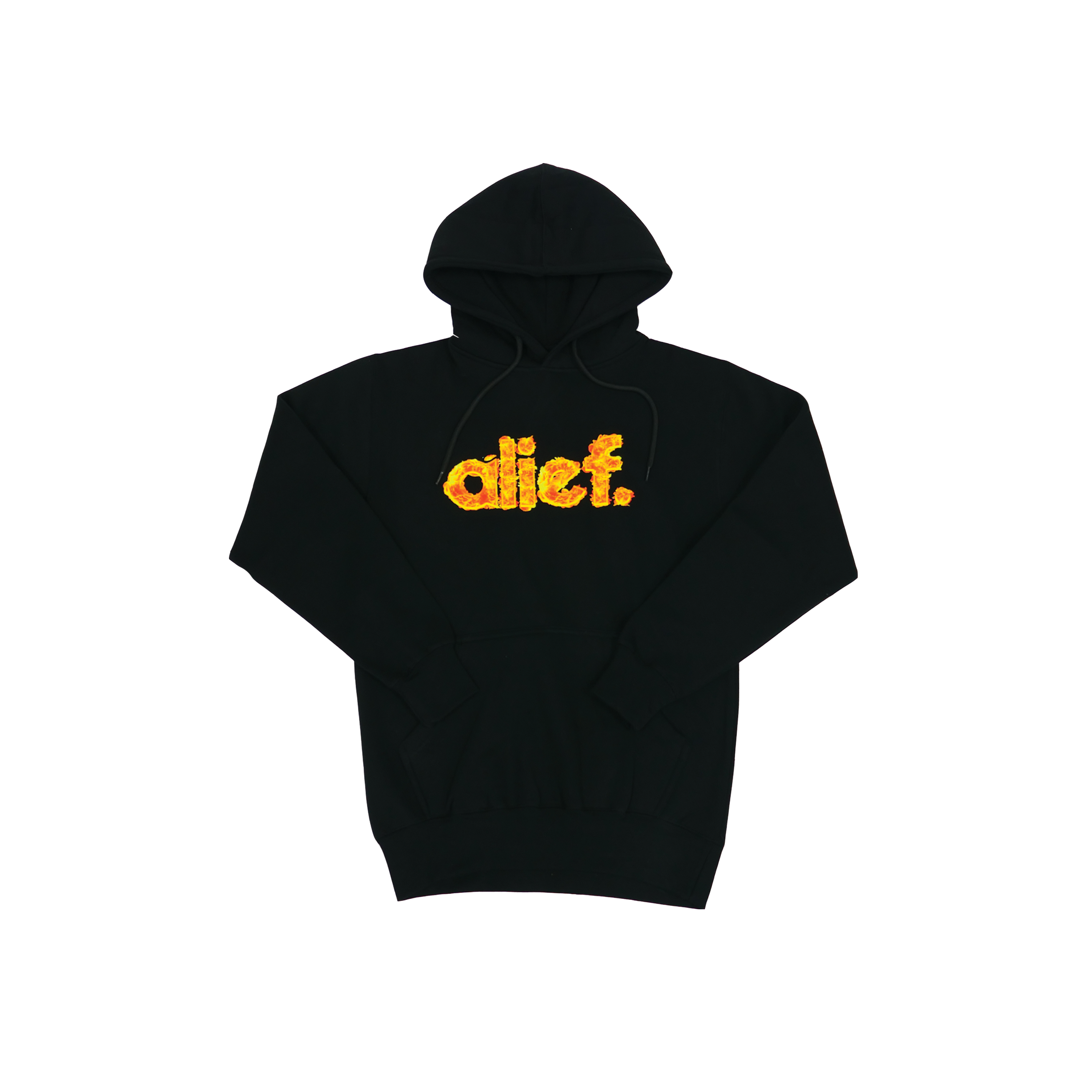 Alief On Fire Hoodie - Black – ALIEF STORE