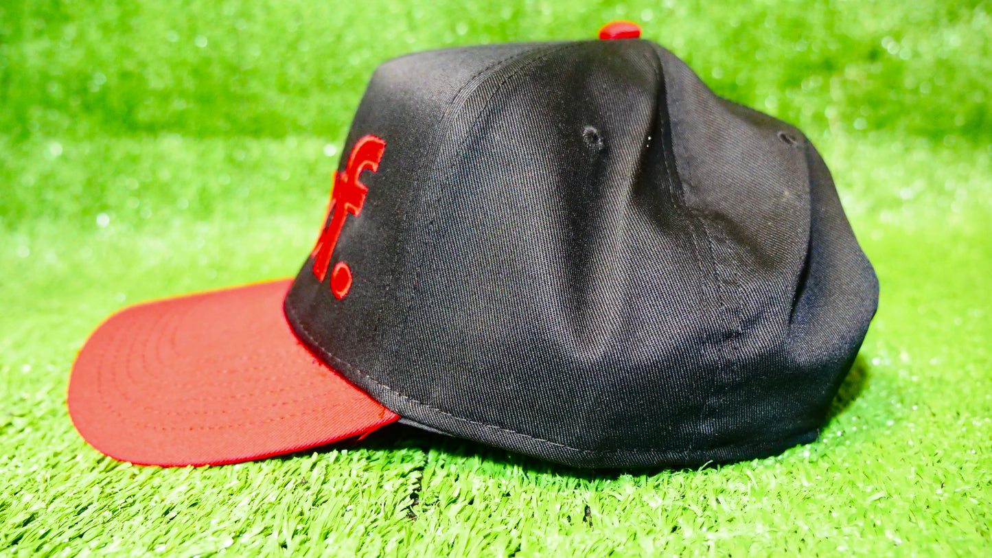 Bold Alief Snapback - Red and Black/Red