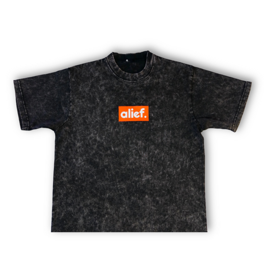Alief Orange Box “Rodeo Edition” - Acid Wash Charcoal/Orange