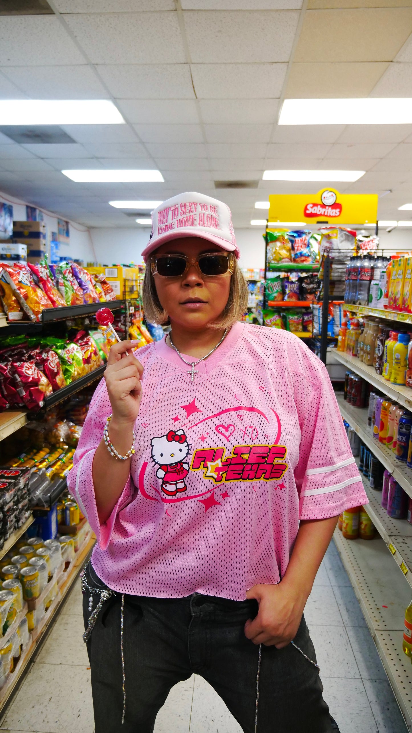 Alief Texas Kitty 🎀 - Pink Jersey
