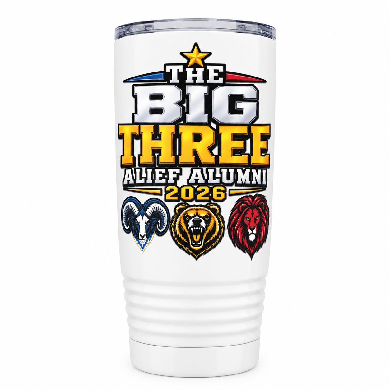 The Big Three Alief Alumni 2026 Commemorative Tumbler