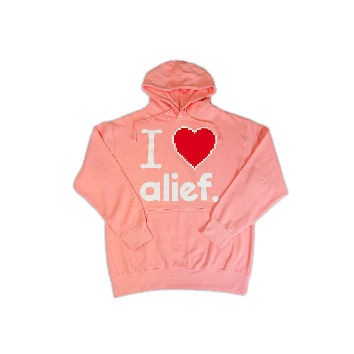 I love alief Hoodie - Pink