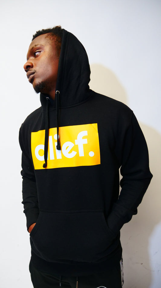 (Hastings) Gold Box Hoodie - Black