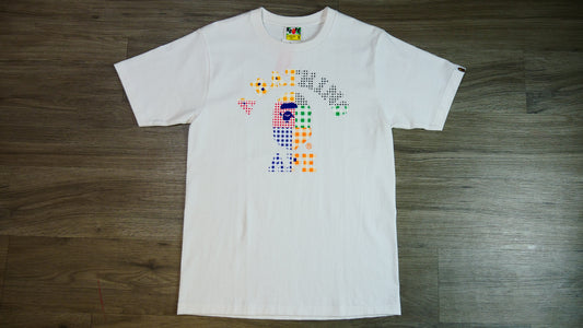 BAPE Gingham Check College Tee