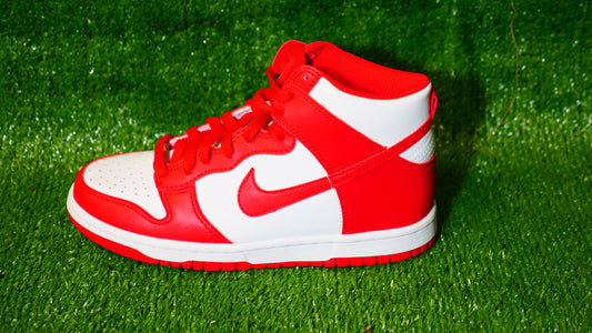 Nike Dunk High Championship White Red (GS)