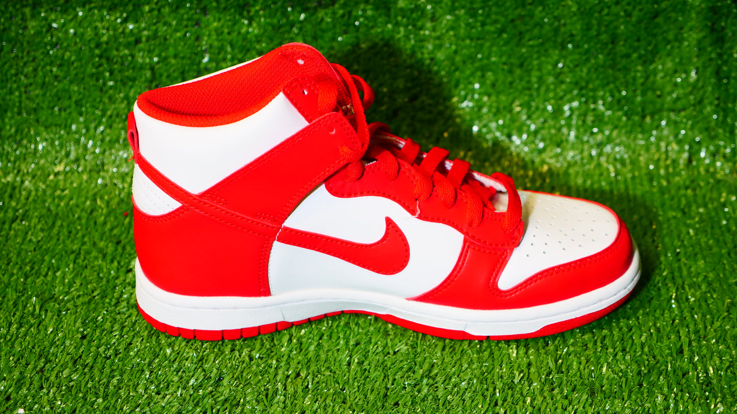 Nike Dunk High Championship White Red (GS)