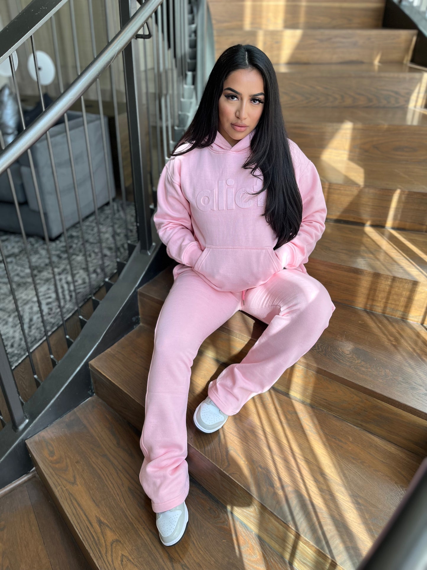 Alief Embossed Set - Pink