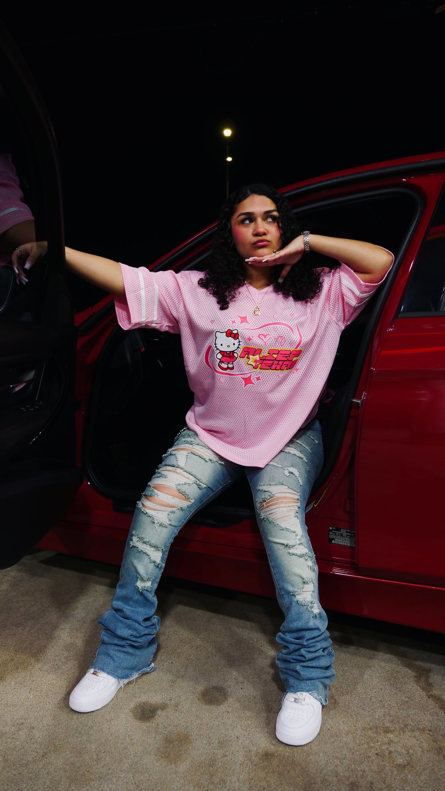 Alief Texas Kitty 🎀 - Pink Jersey