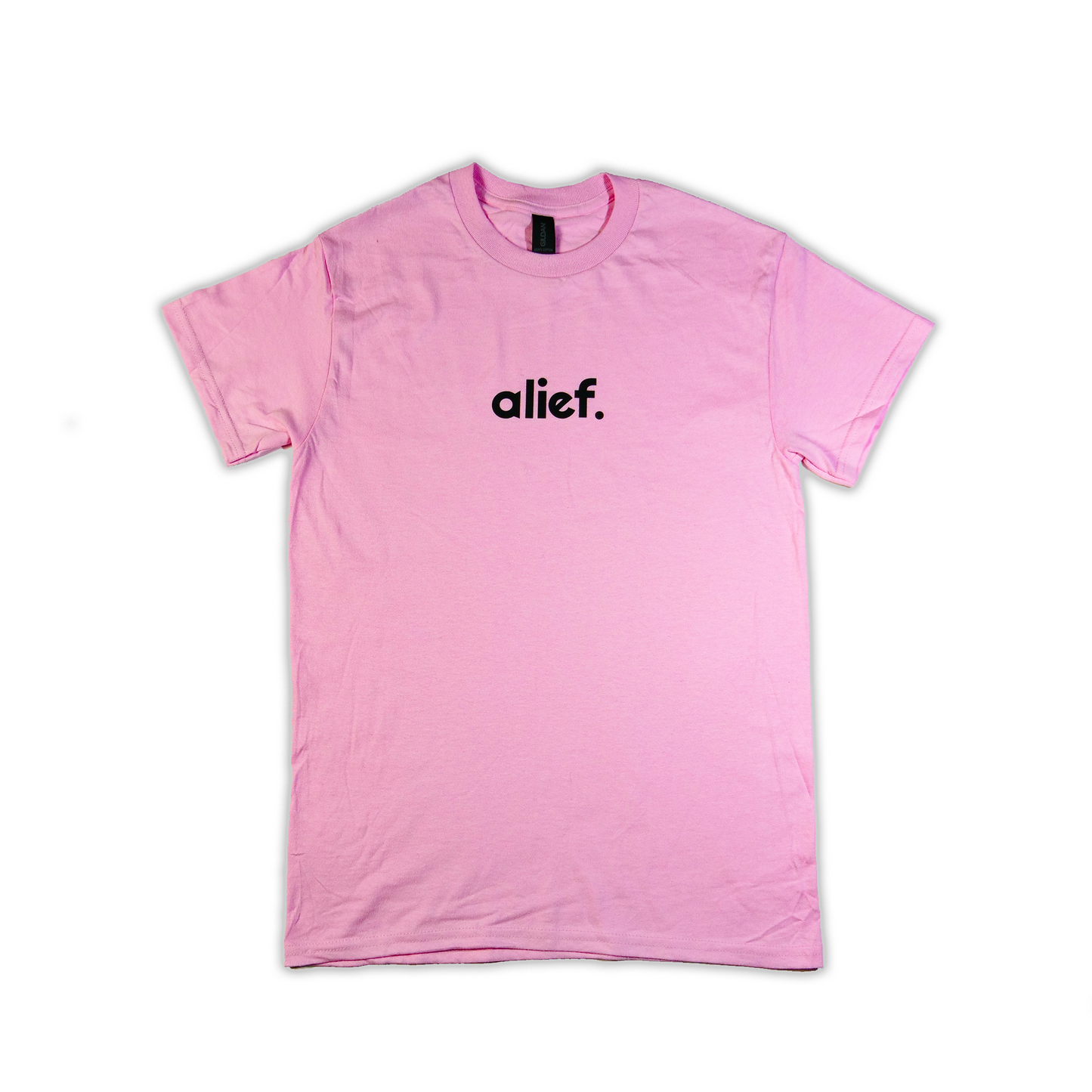 Bold Alief Tee - Pink/ Black