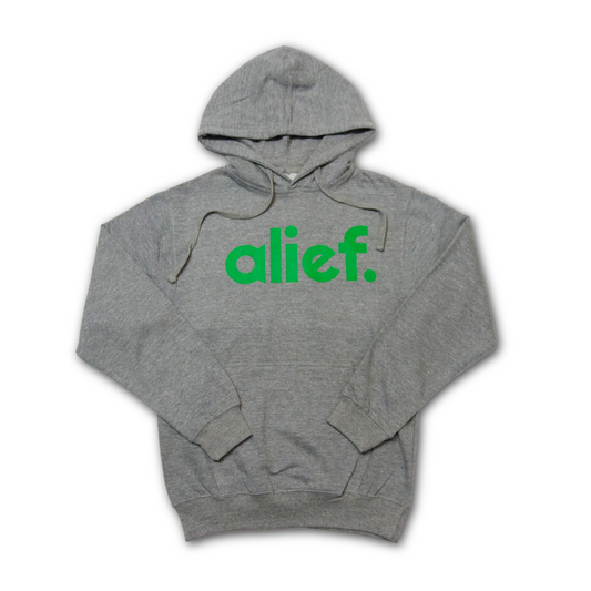 Bold Alief Hoodie - Grey/Green