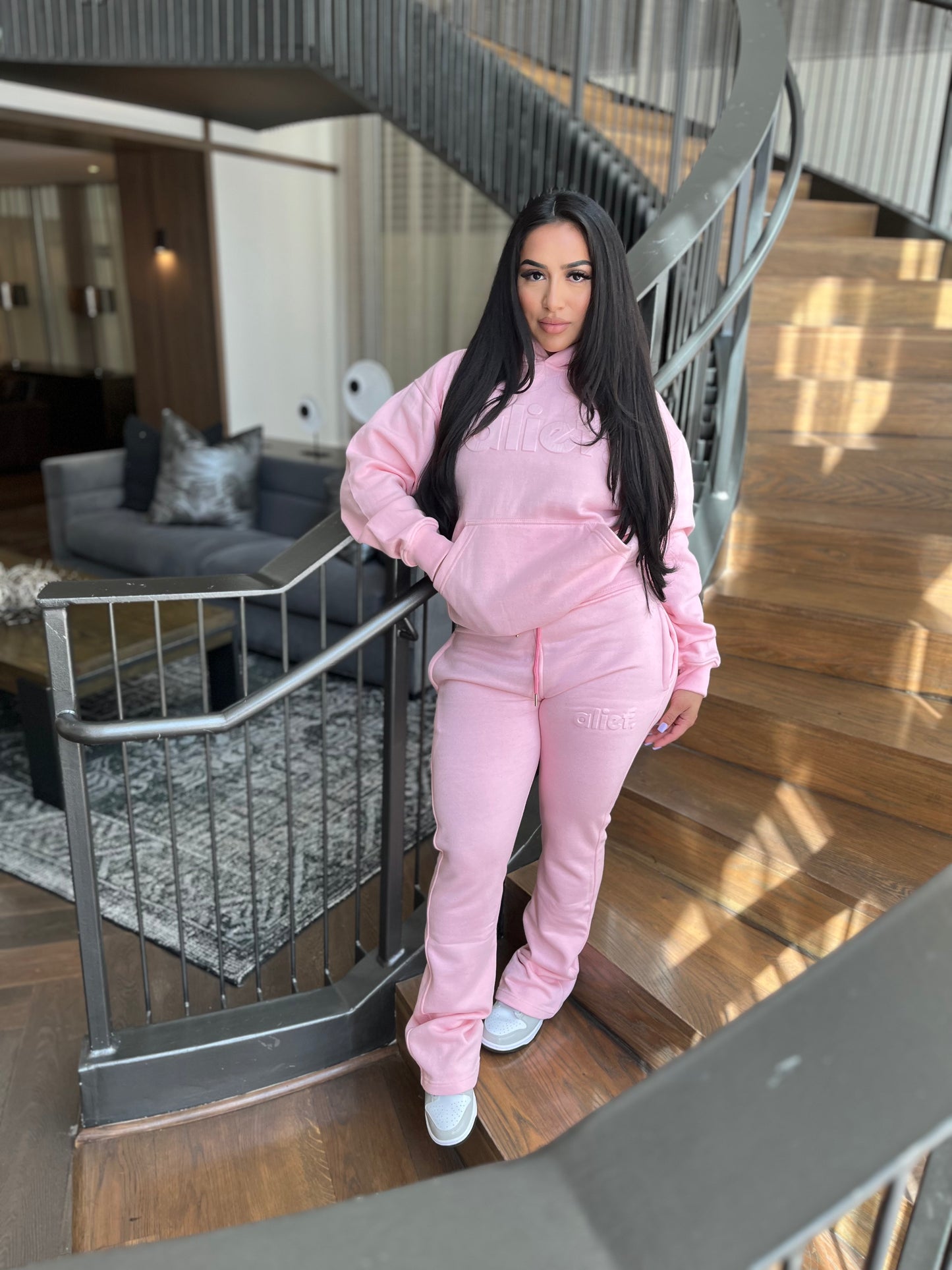 Alief Embossed Set - Pink