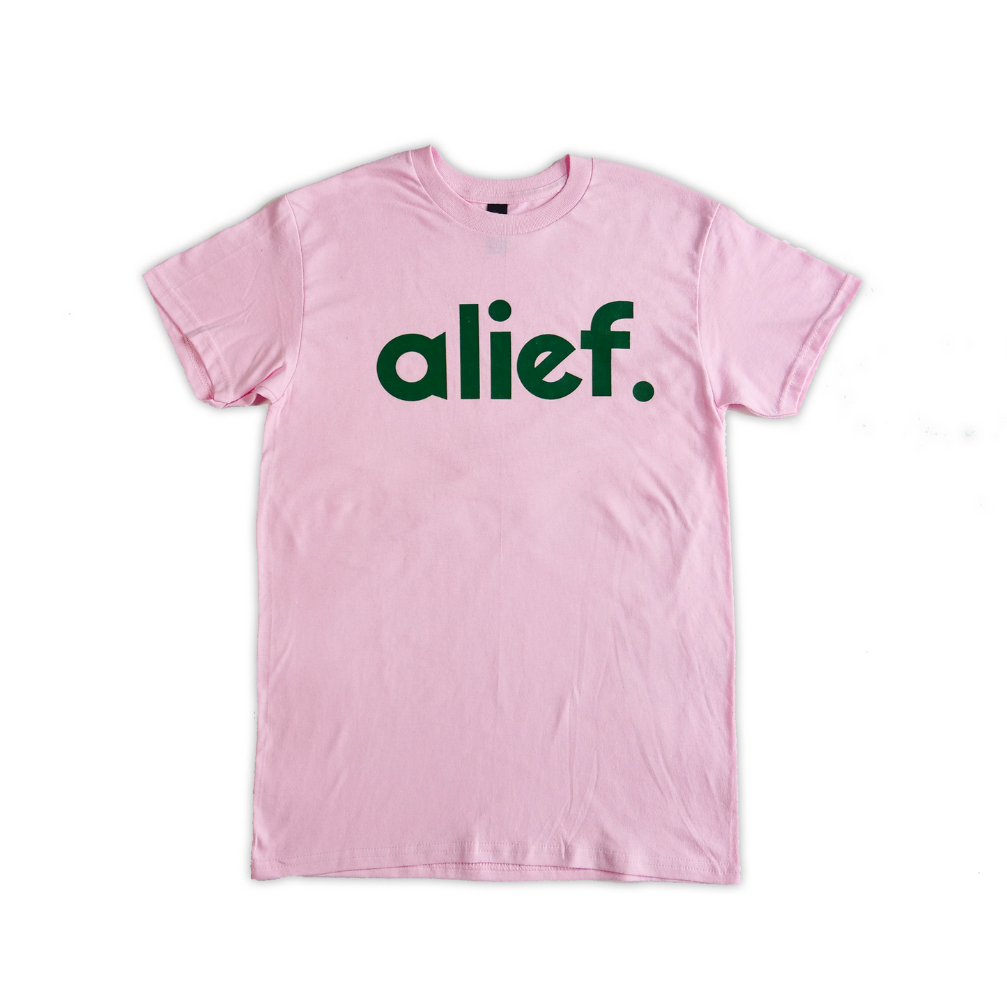Alief Bold Tee - Pink/Forest Green