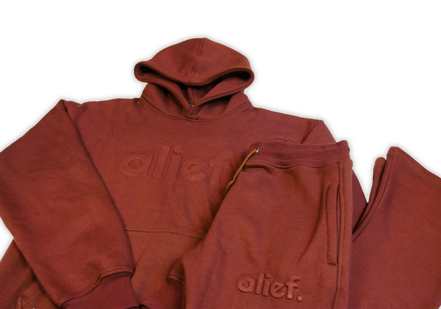Alief Embossed Set - Brown