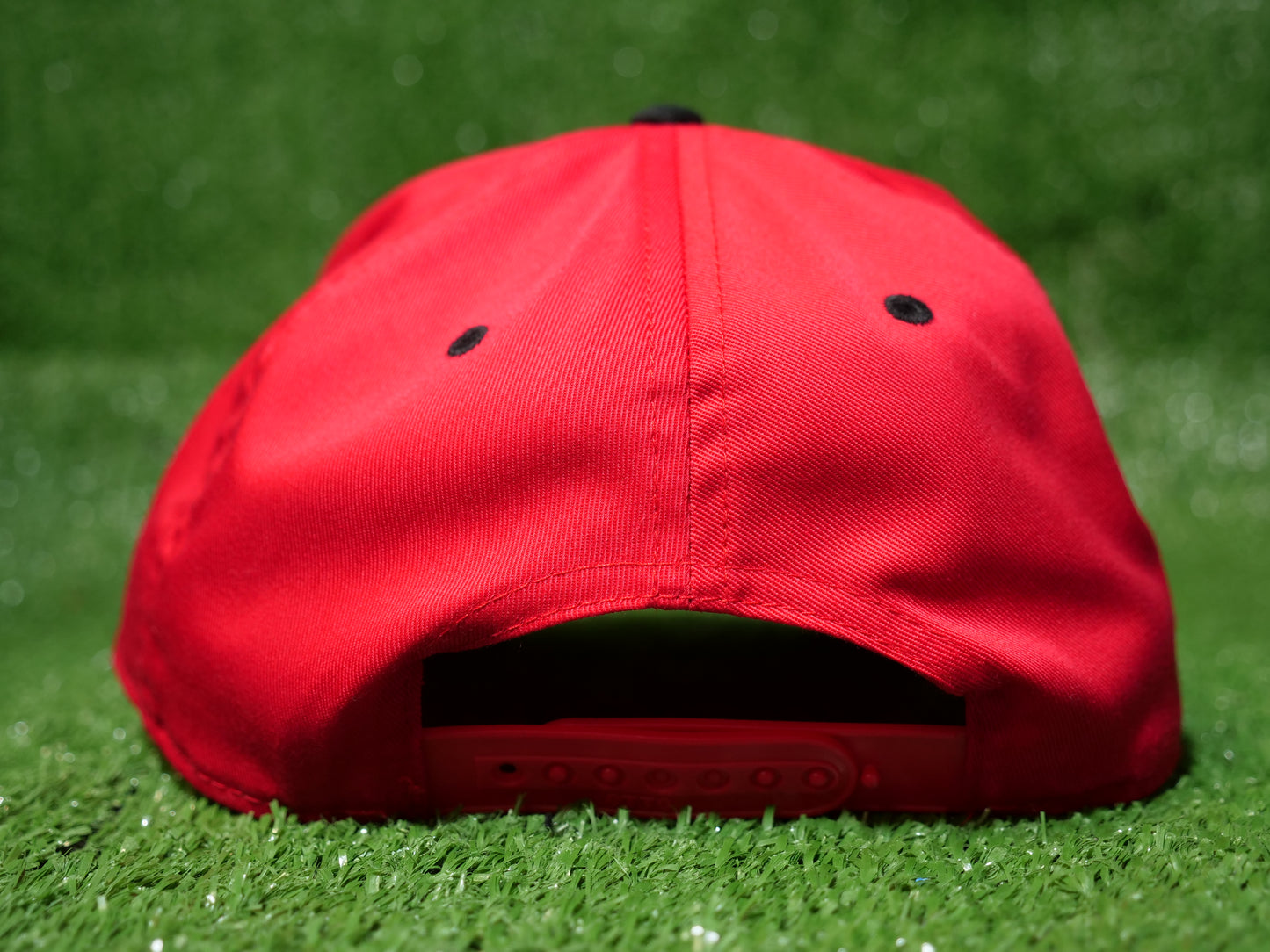 Bold Alief Trucker Hat - Black and Red/Black