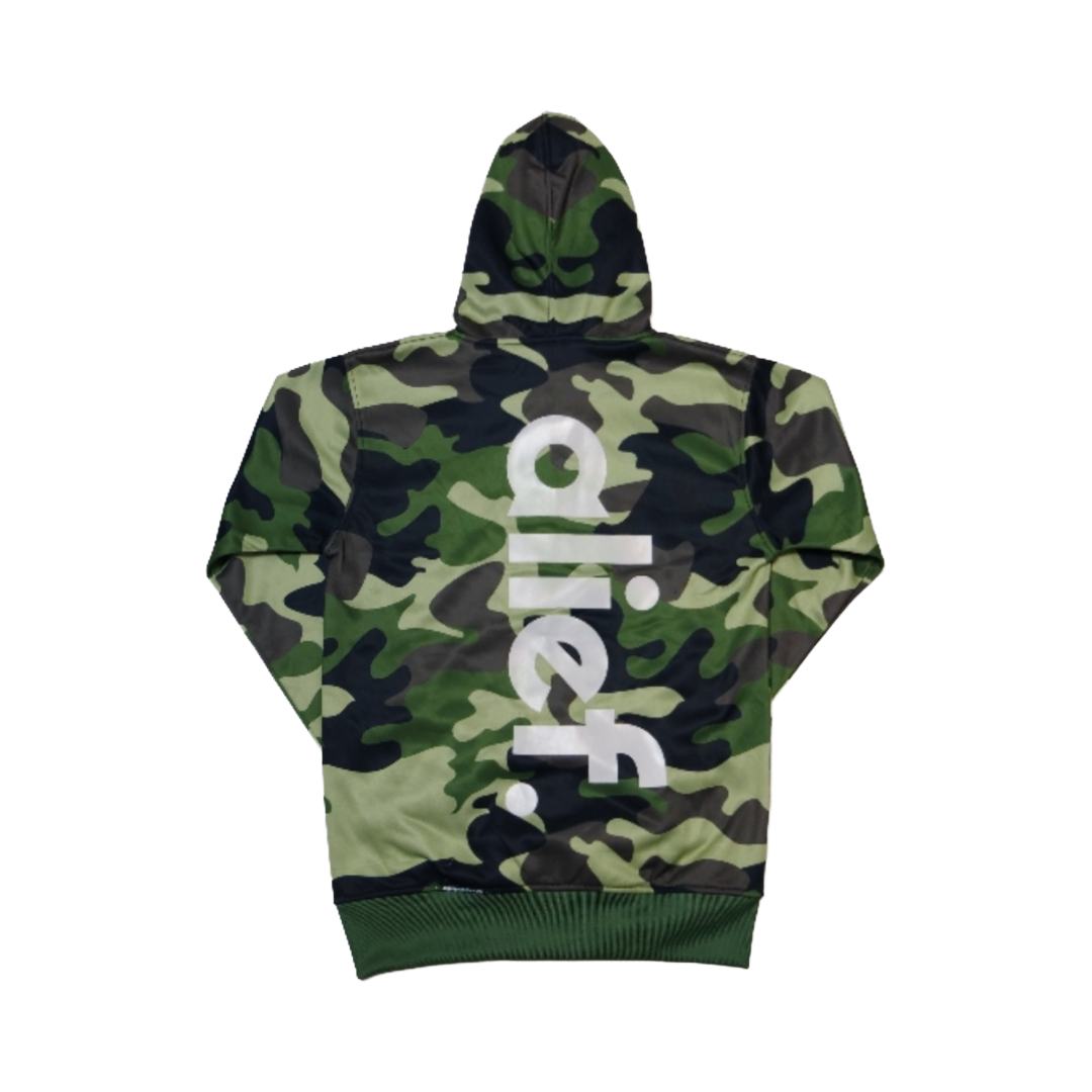 Appleface Alief Hoodie - Green Camo