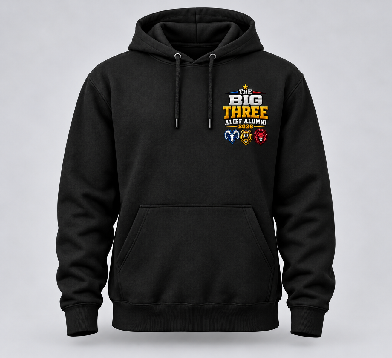 The Big 3 Alief Alumni Hoodie - Black