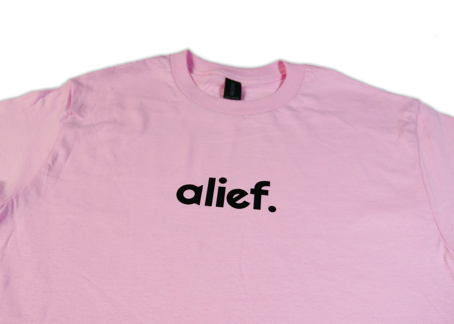 Bold Alief Tee - Pink/ Black