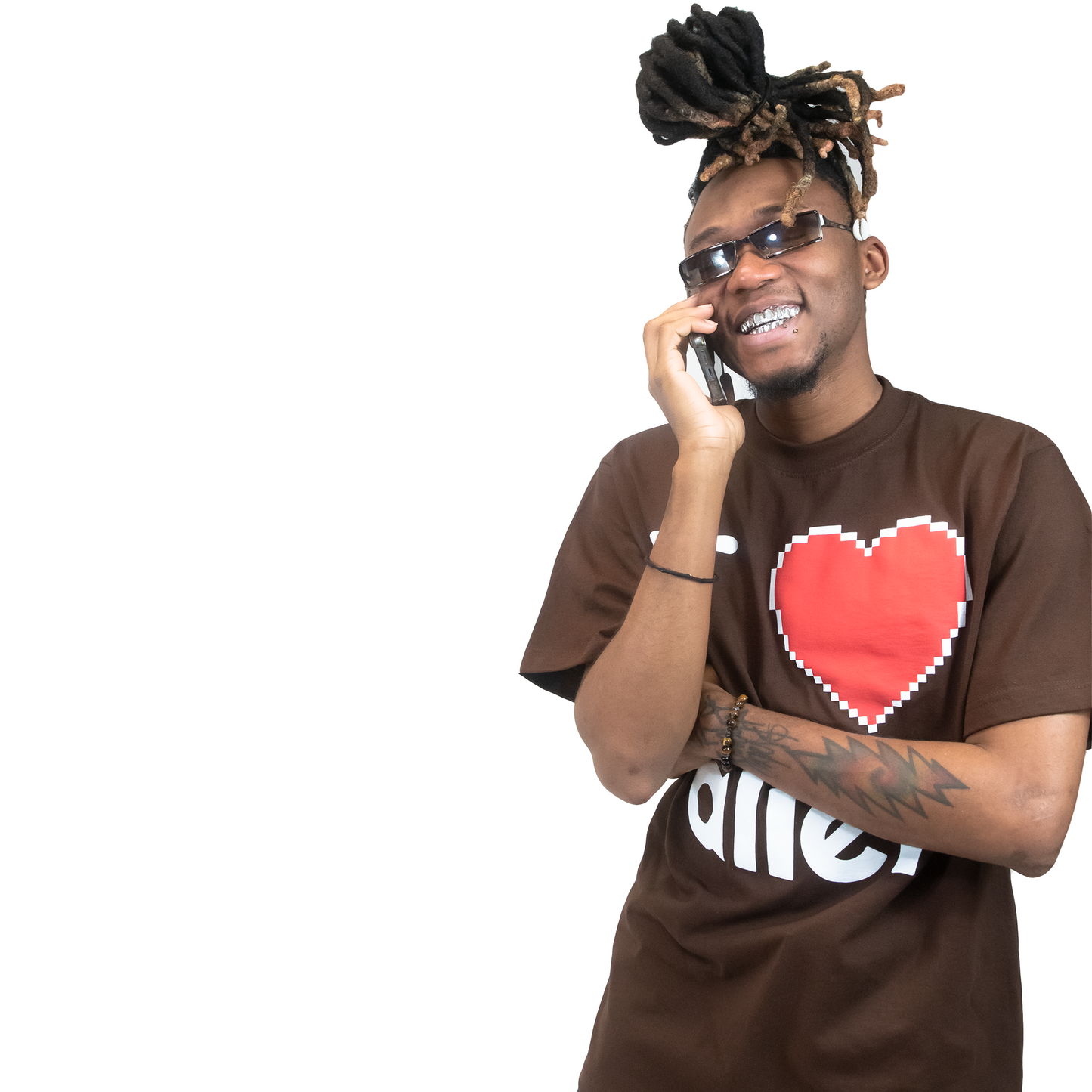 I love alief Tee - Brown