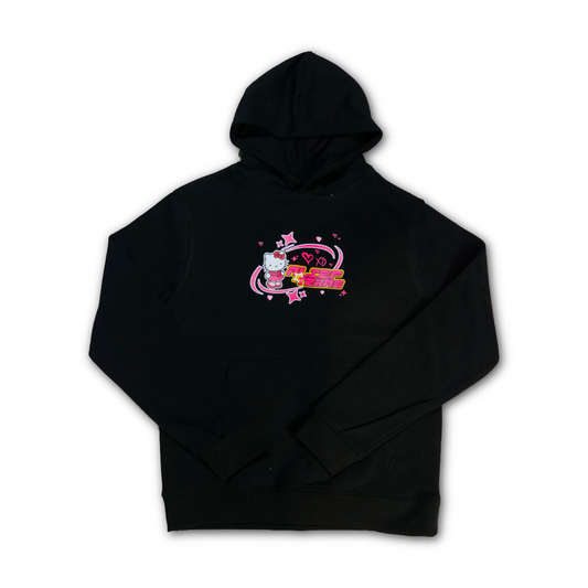 (Kids) Alief Texas Kitty 🎀 - Black Hoodie