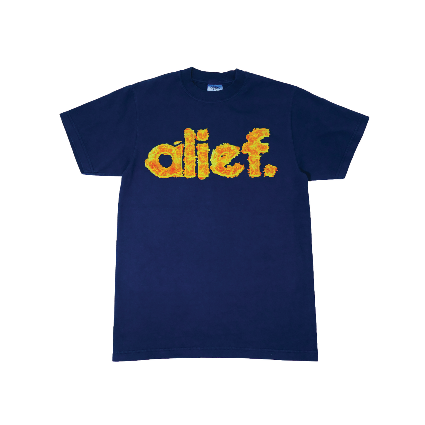 Alief On Fire Tee - Navy