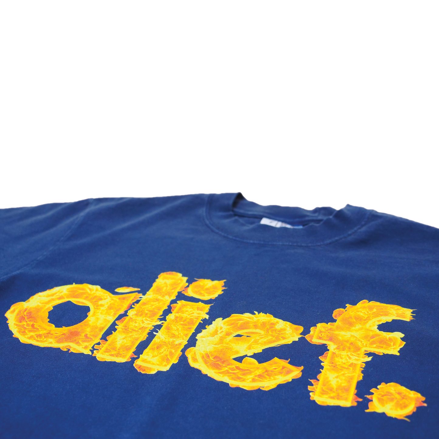 Alief On Fire Tee - Navy