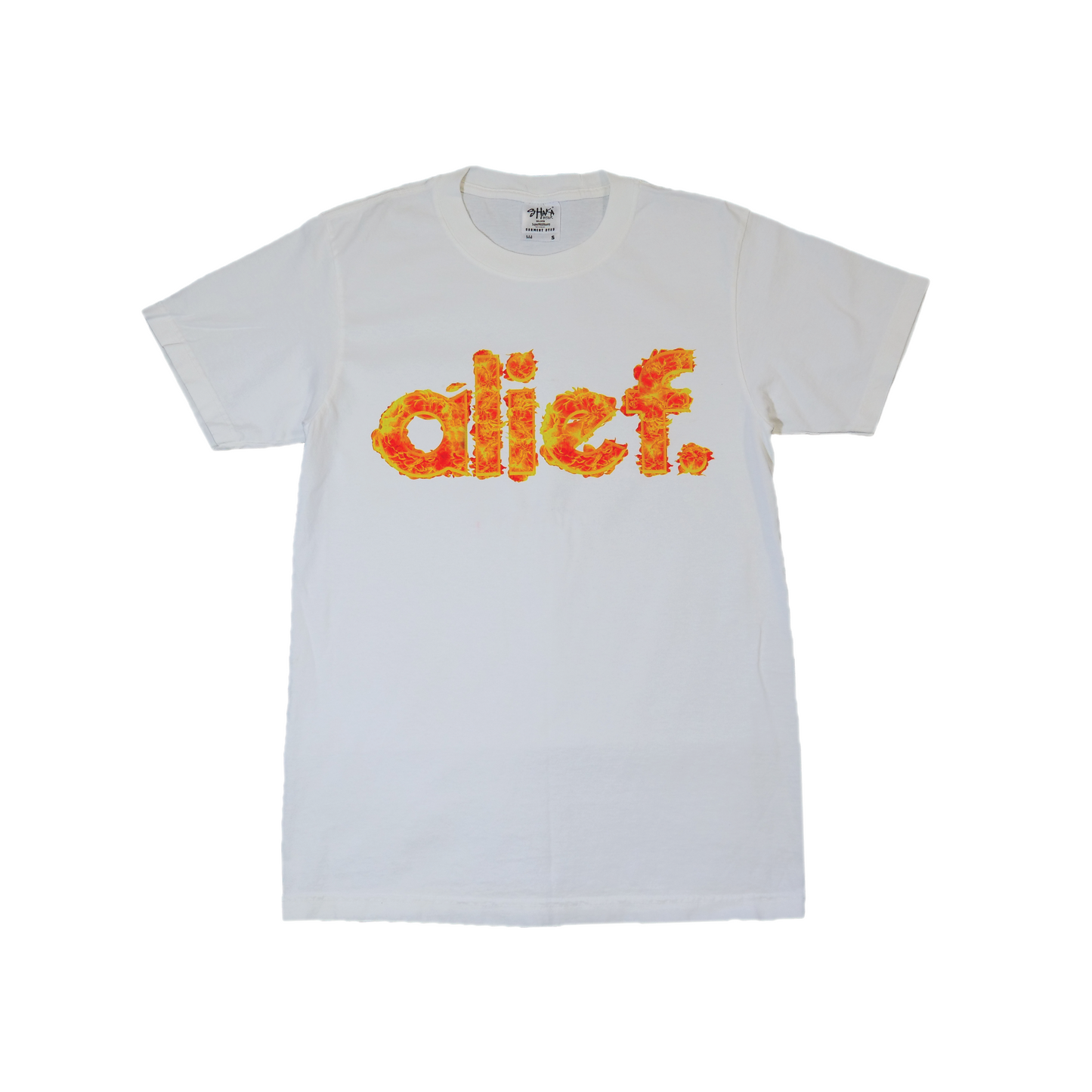 Alief On Fire Tee - White
