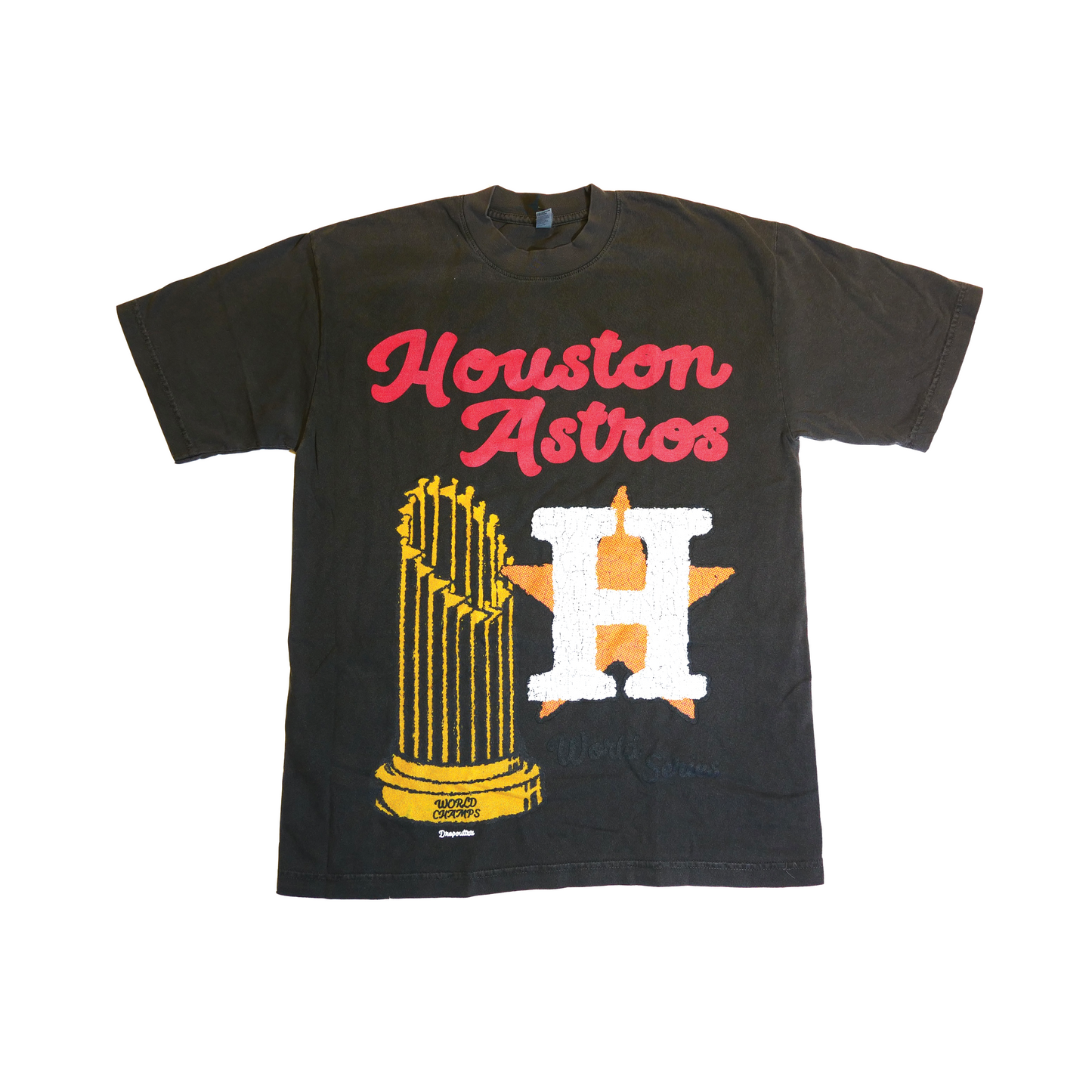 H-Town Astros T-Shirts - Smoke Gray/ Maroon